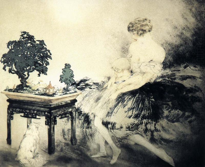 Louis Lcart Japanese Garden china oil painting image
